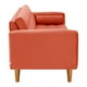thumbnail image 3 of Sofa Retro 3c + 2 Pouf Felpa 04 Naranjo, 3 of 6