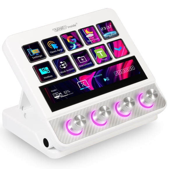 Macro Pad VSDINSIDE N4 Pro Controlador para Streaming USB