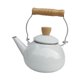 thumbnail image 5 of Tetera De Esmalte De 1,5 L, Tetera De Porcelana Retro Para Decoración De Cocina, Restaurante, Hogar, Color Blanco, 5 of 5