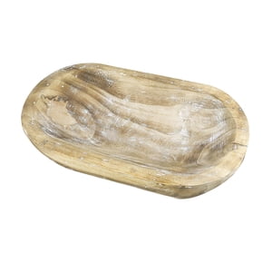 Magideal - Cuenco De Madera Para , Cuenco Ovalado, Accesorios Apilables Para Hornear, Cuenco De Popurrí, Recipiente Para Velas Para Despensa, Refrigerador, , Marrón B