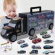 thumbnail image 1 of Juego de juguetes para transporte de coches y camiones JODUDLR para niños de 3 a 7 años, 1 of 9
