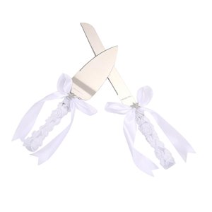 Magideal - Elegante Juego De Cuchillo Y Servidor Para Pastel De Bodas, Juego De Corte De Pastel, Cuchillo Para Pastel De Pizza, Pala Para Pizza, Herramienta Para Estrella De Diamante De Oro