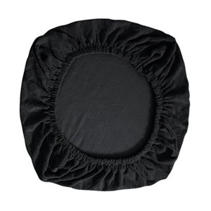 Magideal - Funda De Poliéster Para Asiento De Silla, Duradera, Tapizada, Cómoda, Suave Con Borde Elástico, Protección Para Muebles, Lavable, Extraíble , Nuevo Merbau Negro, 38-48Cm