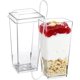 thumbnail image 1 of Vasos de postre, 100 unidades, 90 ml, con tapas y cucharas para fiestas y hogar, 1 of 9