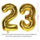 thumbnail image 2 of Balloon Number EBAIJQUO 23, papel de aluminio dorado de 40 pulgadas, 2 of 6