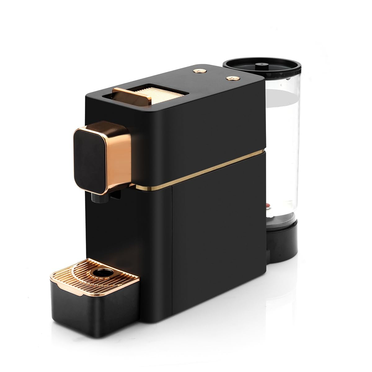 Cutesun - Minicafetera Espresso Para Cápsulas Compatible Con La Máquina Nespresso Originall, Máquina De Café Espresso De Una Sola Porción, Cápsulas De Café Bestpresso Peet's Espresso More (negra)