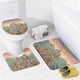 thumbnail image 4 of Stardew Valley-theme 4-Piece Shower Curtain Set with Rugs, Waterproof Bathroom Decor Set Includes Bath Mat, U-Shaped Rug, Toilet Lid Cover and Curtain with Hooks, 4 of 6