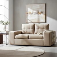 Muebles Cottoni - Sofá 2 Cuerpos Lucca Felpa