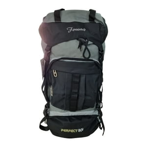 Perfect Choice - Mochila 80 Litros 65X40X20 Cm Negro Con Gris 2