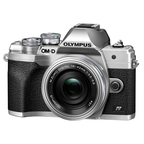 Om System - Cámara Olympus Om-D E-M10 Mark Iv Plata Con Lente 14-42Mm