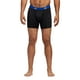 thumbnail image 3 of Calzoncillos tipo bóxer adidas para hombre, paquete de 3, negro/azul/rojo, talla M, 3 of 3