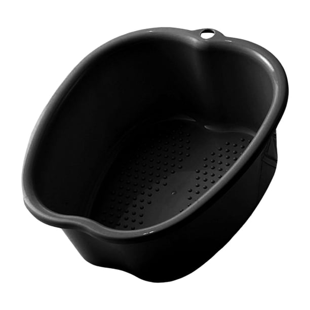 Bañera portátil para de pies, bañera para pies, cubo para bañera de pies, cubo ligero para baño de pies con orificio para colgar