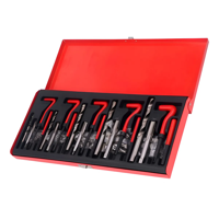 Genérico - Kit De Reparación Roscas Dañadas Insertos Helicoil Negro