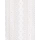 thumbnail image 5 of INSPIRE CHIC Top Casual de Verano para Mujer de Encaje con Manga Corta Bordado Sólido XL Blanco, 5 of 6