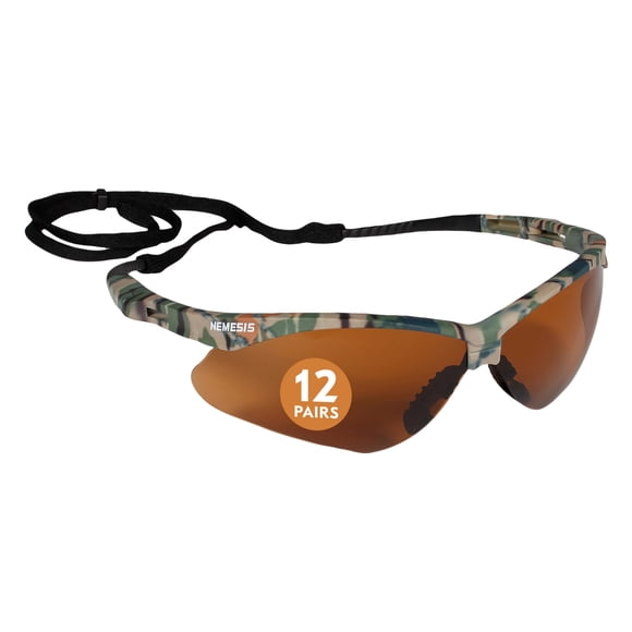 Gafas de Seguridad KLEENGUARD V30 Nemesis Bronce Camuflaje 12 Pares