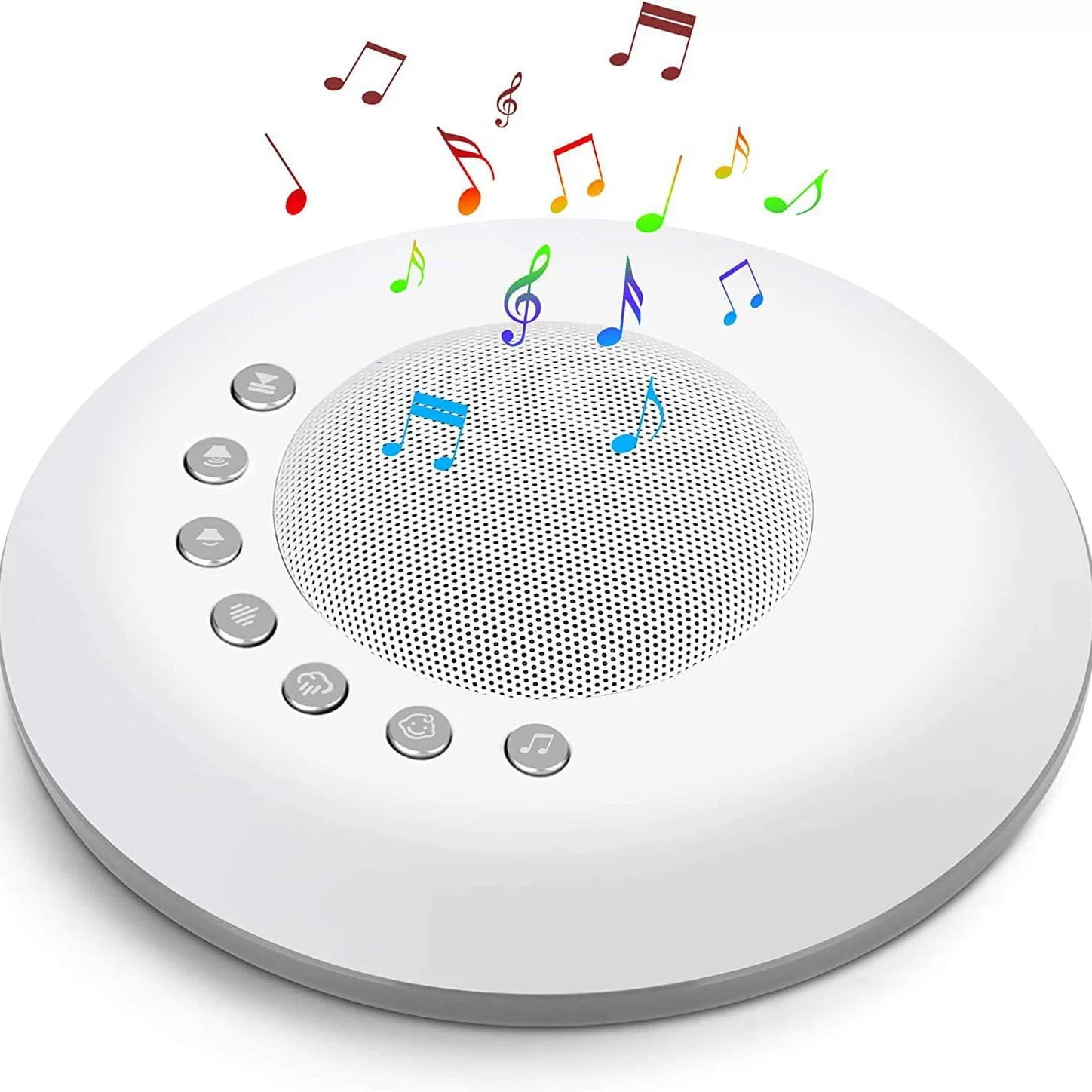 Xusx111 - Máquina De Ruido Blanco Para Niños, Máquina De Sonido Bebé Con Luz Nocturna Ambiental, Sonidos Calmantes Ruido Del Sueño Regalos Ideales Para Niños Adultos