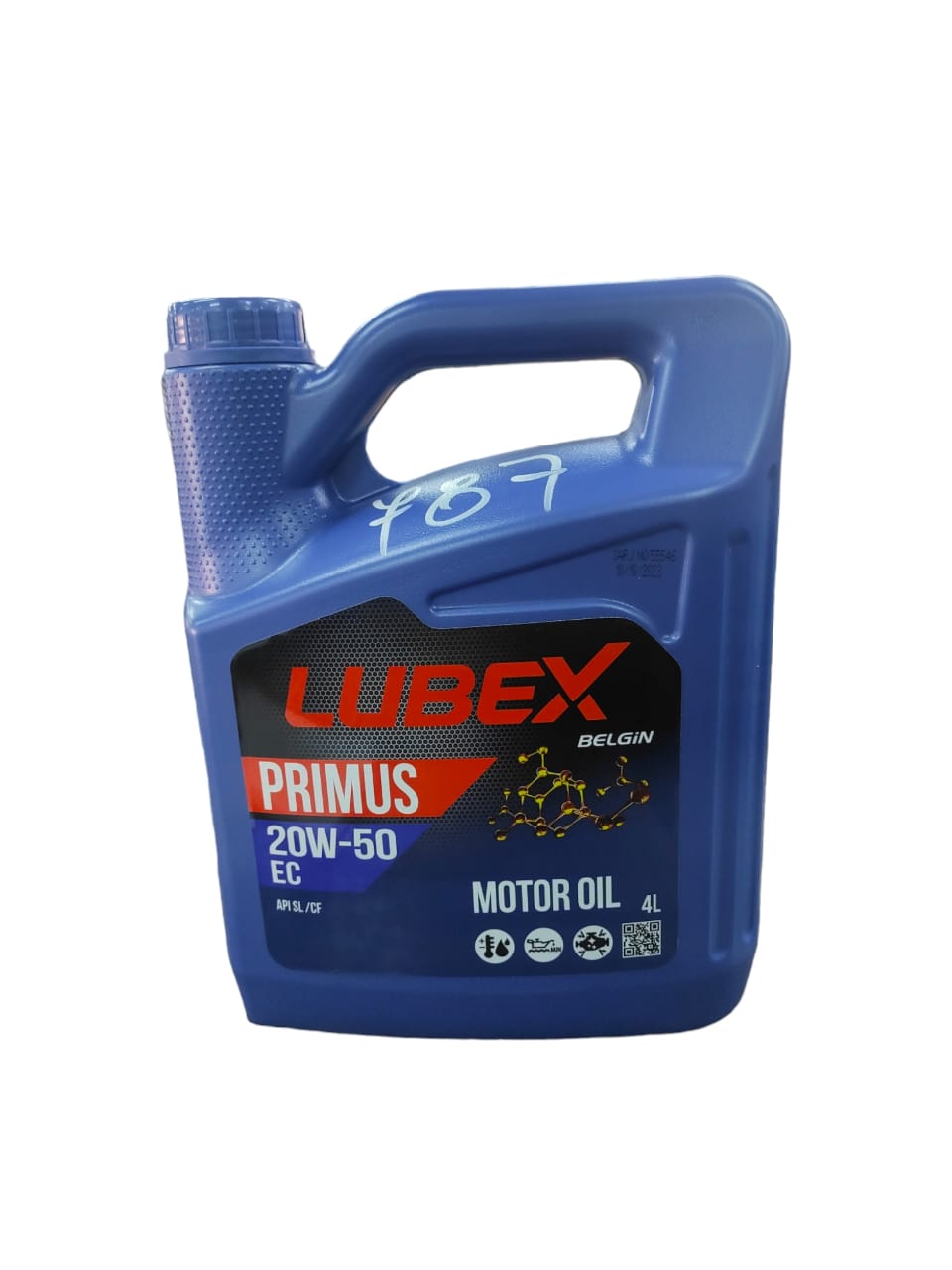 Aceite Motor Lubex 20W50 Sl 4 Litros