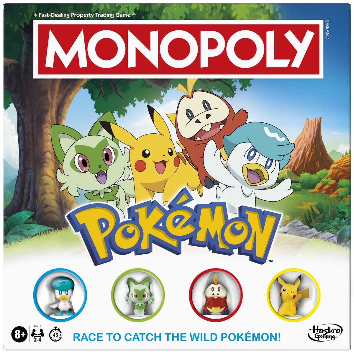Hasbro - Juego De Mesa Monopoly Pokémon Edición 2024 - 202 Piezas