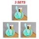 thumbnail image 1 of 1/3/5SETS Mask Bowl Health And Safety Easy To Clean 1 Set Green Makeup Tools Silicone Brush Not Easily Deformed Soft Material, 1 of 3