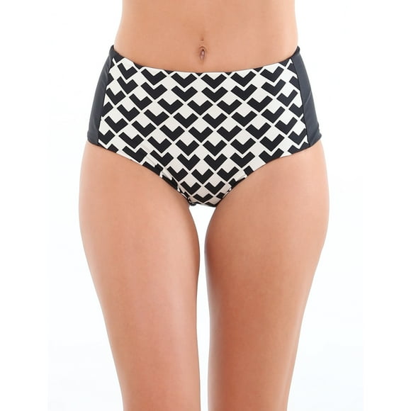 Bikini Pin Up Reversible Estampado Beige S
