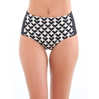 Samia - Bikini Pin Up Reversible Estampado Beige S