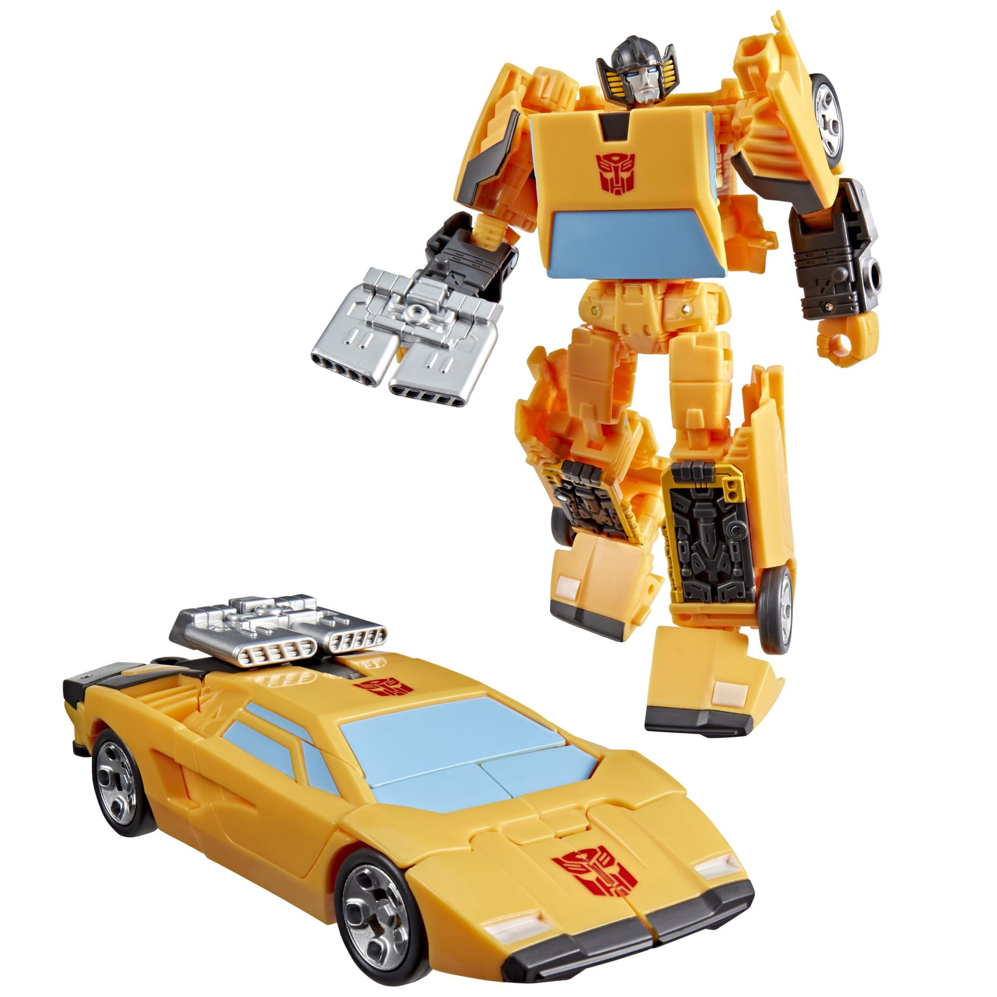 Transformers Sunstreaker Figura Convertidora Deluxe De 11 Cm