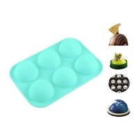 Genérico - Molde De Silicona Media Esfera Molde Silicona Media Esfera