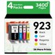 thumbnail image 1 of Cartuchos de Tinta KAMOINC 923XL Paquete de 4 para HP OfficeJet Pro, 1 of 7