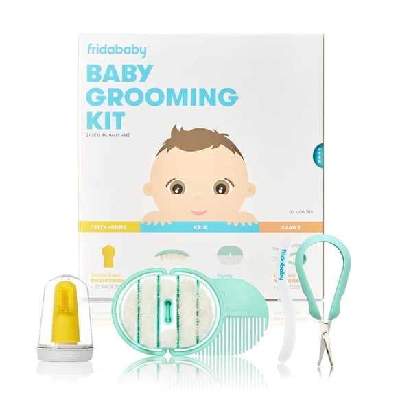 Frida Baby Grooming Kit, Baby Essentials Gift Set, BPA and Latex Free
