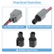 thumbnail image 5 of Unique Bargains 2 juegos de casquillo de luz de posición lateral arnés de cableado para Ford para Mustang 2005-2023, 5 of 7