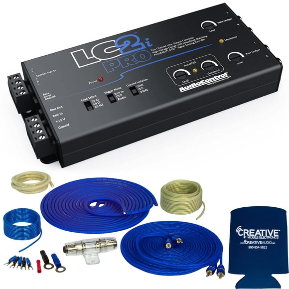 Kit de cableado para amplificador Stinger SS600XS 8GA, cobre, 600 W con LC2i-Pro