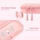 thumbnail image 3 of Funda de transporte innoAura para consola Switch 2 con 9 tarjetas de juego, rosa, 3 of 8