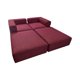 thumbnail image 2 of Sofa Cama Arkos Dos Cuerpos En Lino Rojo, 2 of 3