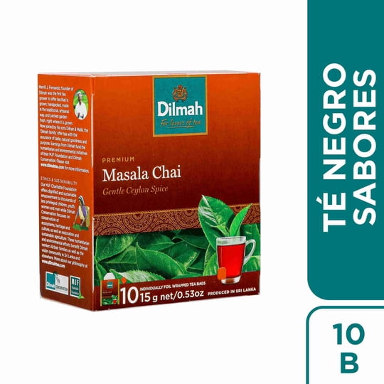 Té Masala Chai Caja 10Un Dilmah