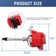 thumbnail image 5 of Distribuidor JDMSPEED para Chevrolet SBC 350 y BBC 454, tapa roja, 5 of 8