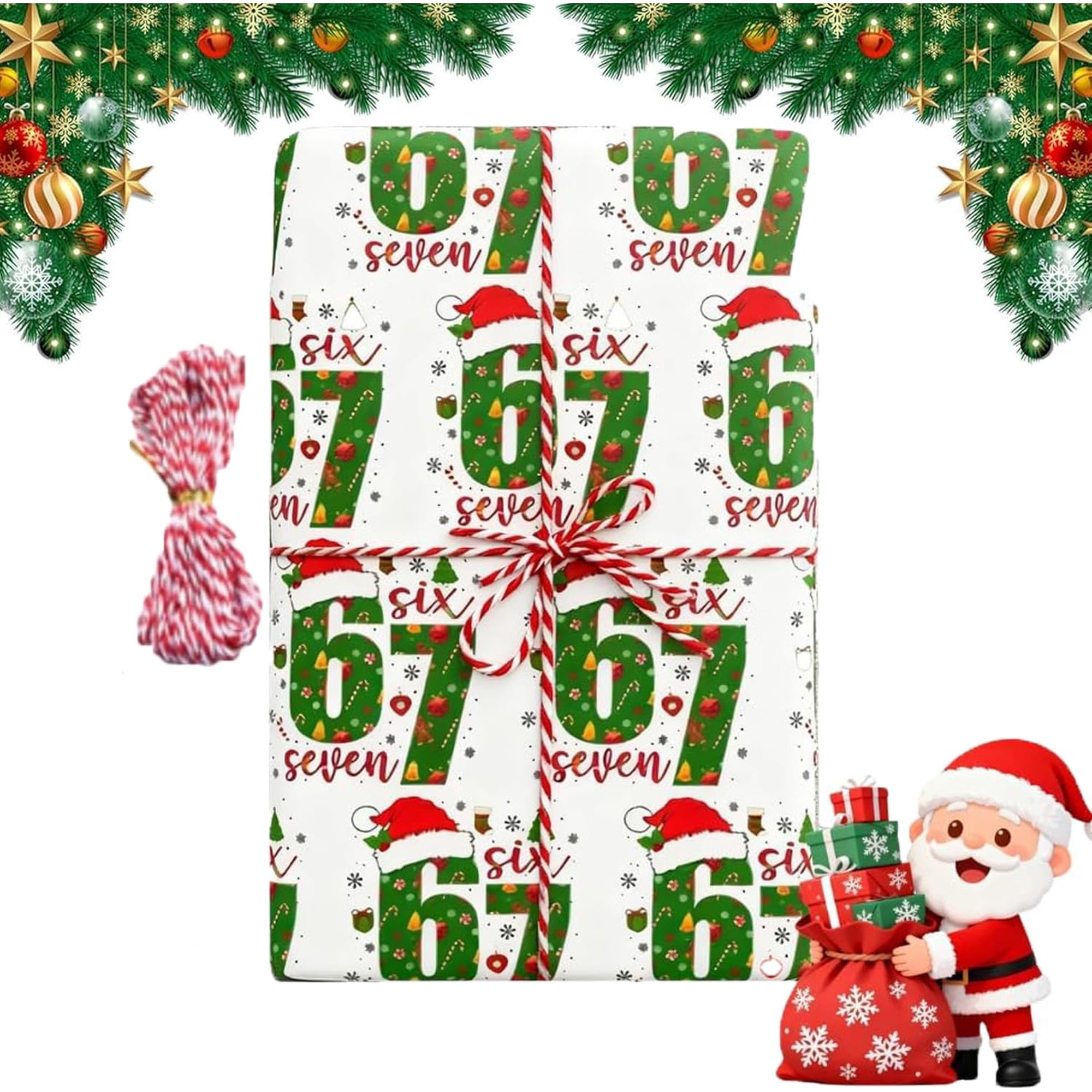 Papel De Regalo Virularty 67 Christmas 50x90 Cm (b)