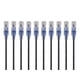 thumbnail image 5 of Cable de conexión Ethernet Monoprice Cat6A, paquete de 10, 0,9 m, azul, 5 of 7