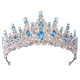 thumbnail image 2 of Tiara De Cumpleaños, Accesorios Para El Cabello, Joyería Para El Cabello, Corona Nupcial Para Niñas, Azul Oscuro, 2 of 5