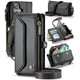 thumbnail image 1 of CaseMe Funda de Cuero for iPhone 16 de 6.1 Pulgadas con Billetera [Bloqueo RFID] con Ranura para Billetes con Zíper y 7 Tarjeteros, Correa de Hombro Magnética de Cuero PU Suave, Funda de Billetera fo, 1 of 13