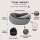 thumbnail image 5 of Almohada de viaje para el cuello FlyHugz de espuma viscoelástica compacta y ergonómica, 5 of 6