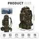 thumbnail image 2 of Mochila de senderismo y camping King'sGuard 100L con sistema Molle, 2 of 6