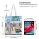 thumbnail image 5 of Robot Dreams Bolso de tela con estampado de lienzo para mujer, bolsa de compras reutilizable y estética, con cremallera interior, regalo para mujer,40*40cm., 5 of 6