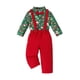 thumbnail image 1 of Disfraz De Navidad Con Pajarita, Trajes De Caballero Para Ni?os, Espectáculo De Ni?os, Botones Y Tirantes, 1 of 5