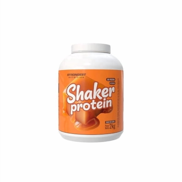 PROTEINA SHAKER 2KG 60SERV DULCE DE LECHE - STRONGEST