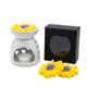 thumbnail image 1 of Set Pebetero de cerámica con wax melt Margaritas Amarillas, 1 of 3