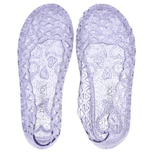 Delsol - Zapatos De Mezclilla Con Suela De Corazón Para Niña - Morado De Para Niños - Par De Zapatos
