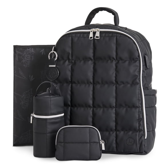 Mochila para pañales Hannah&Sophia North, set de 5 piezas con USB-C