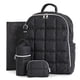 thumbnail image 1 of Mochila para pañales Hannah&Sophia North, set de 5 piezas con USB-C, 1 of 9