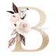 thumbnail image 1 of Personalised Name Initial Backpack with Pink Gold Letter Design Girls Kid Nursery Child Pre School Rucksack School Bag Backpack, 1 of 3