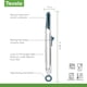 thumbnail image 2 of Pinzas de Cocina Tovolo Easy Grip 33 cm de Silicona, Azul Pizarra, 2 of 6
